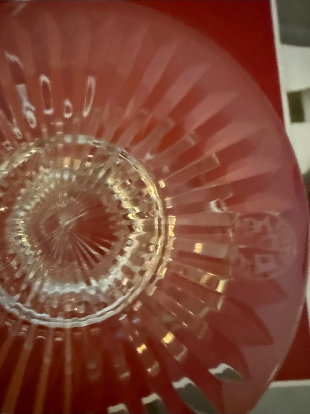 Baccarat Clear Cut Crystal Compote in Clear